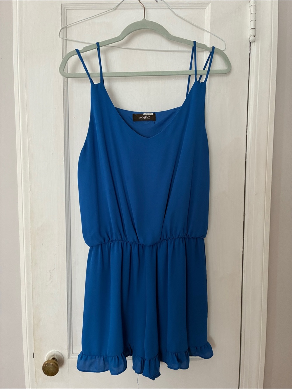 Zoukei Royal Blue Sleeveless Romper